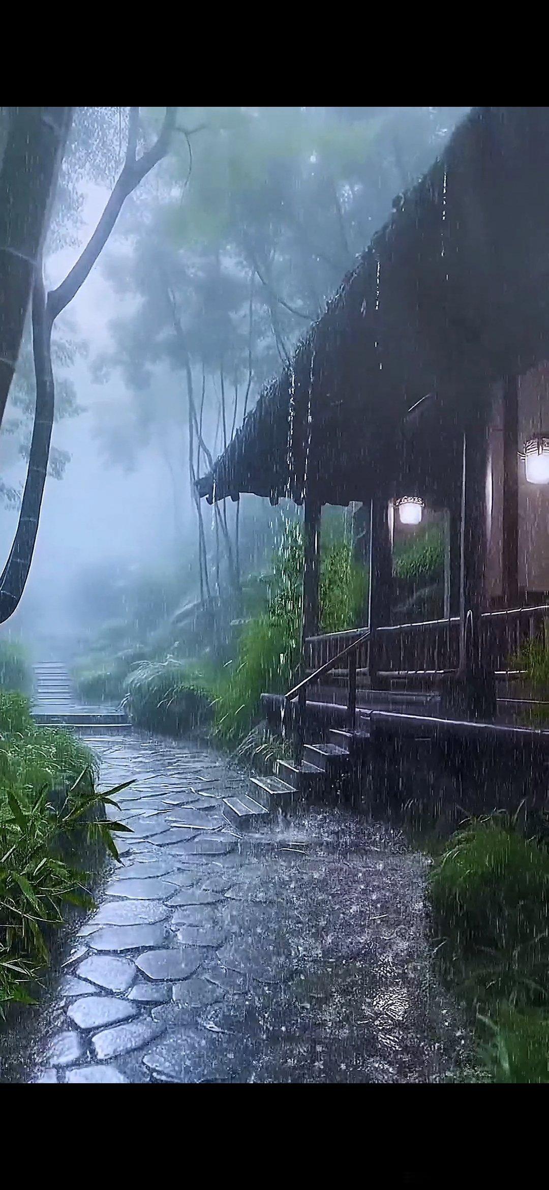 #情感#                     《晩秋》晩秋风雨暗江城，况复蝉