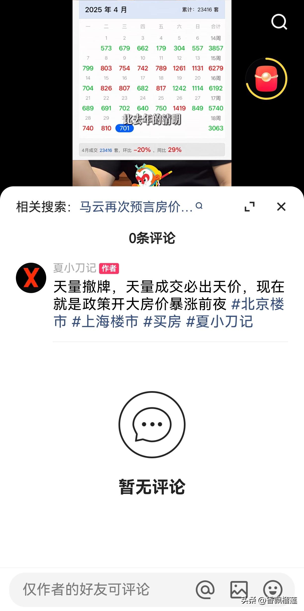 搞不懂这小子为什么这么做。

        既然做了为什么又要限制评论区？
记