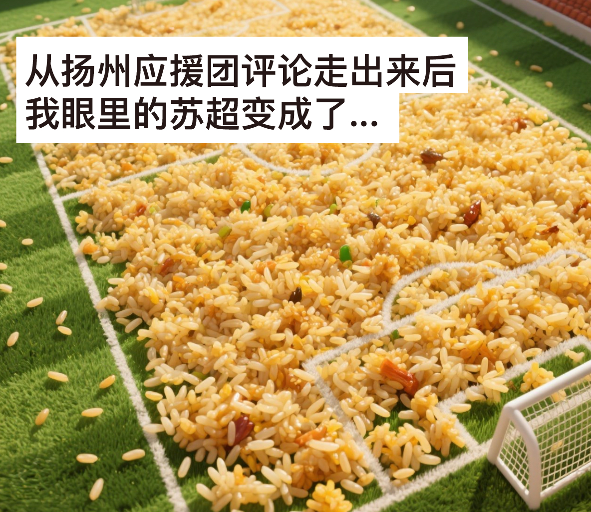 苏超应援团从散装到小包装你们被苏超燃得热血沸腾，我是被扬州队馋得翻来覆去。扬州队