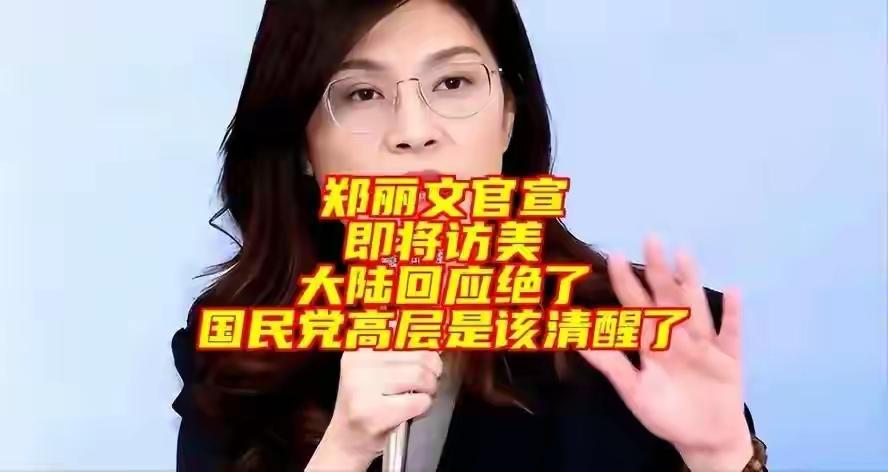 郑丽文铁了心要飞美国，还点名想见特朗普。这边话音未落，萧美琴冷不丁冒出一句“愿意