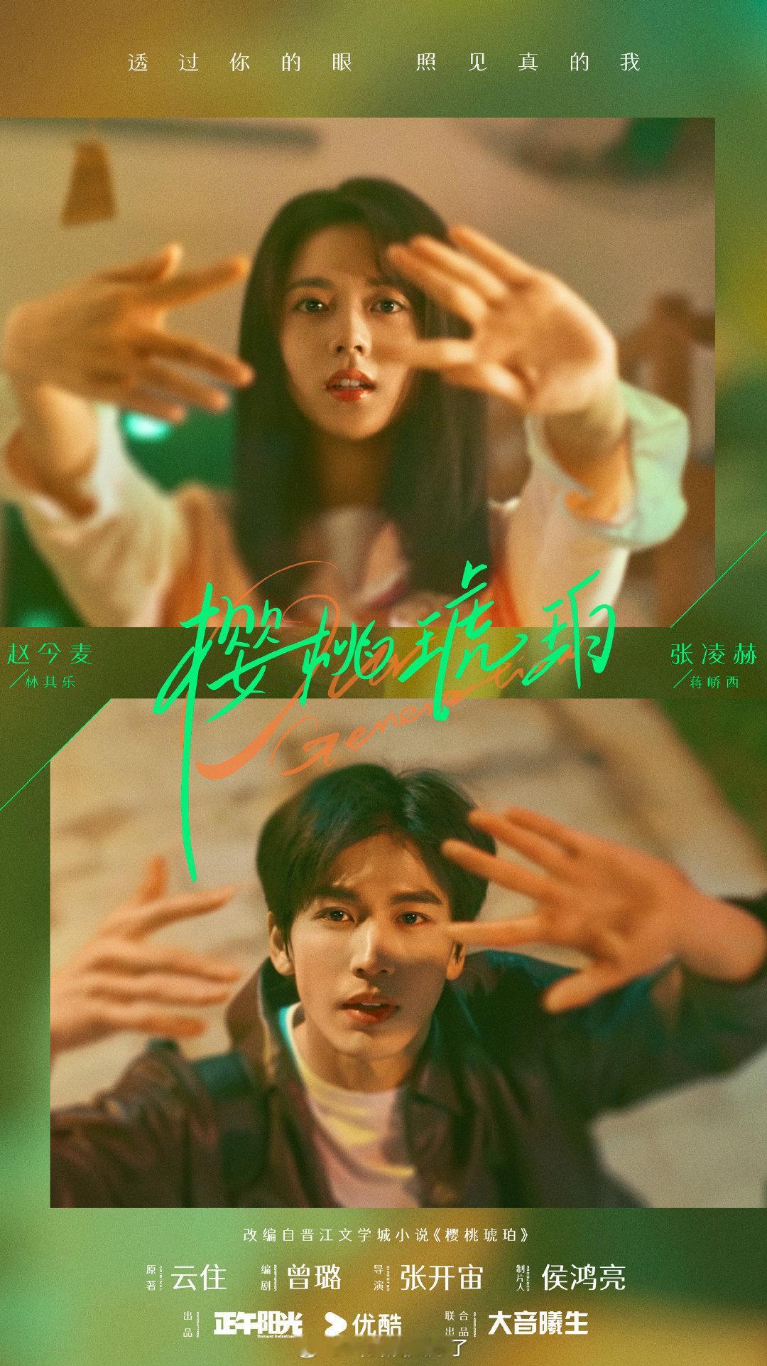 赵今麦和张凌赫的《琥珀樱桃》发布了新的双人海报，这次海报质感提升了吗？🙋 ​​