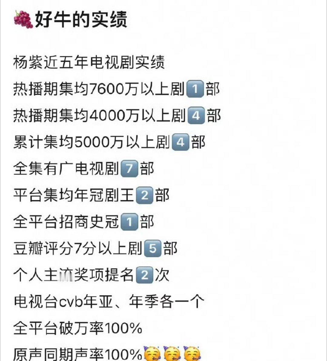 杨紫全方位无短板 ​​​