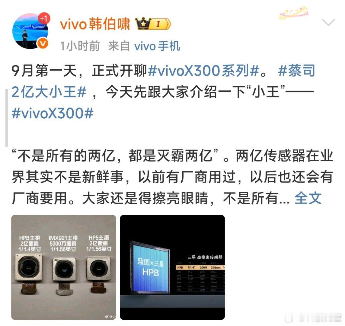 X300系列看来是开始预热了[doge]两颗两亿像素的传感器会不会导致镜头太厚啊