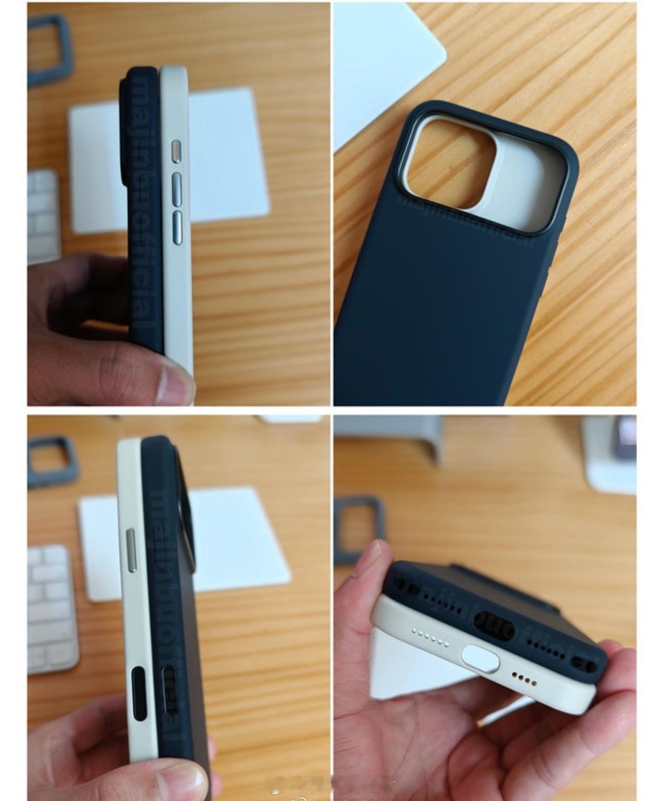 iPhone17官方保护壳首曝别说这应该是进几个月曝光手机壳最清晰的一次，想想下