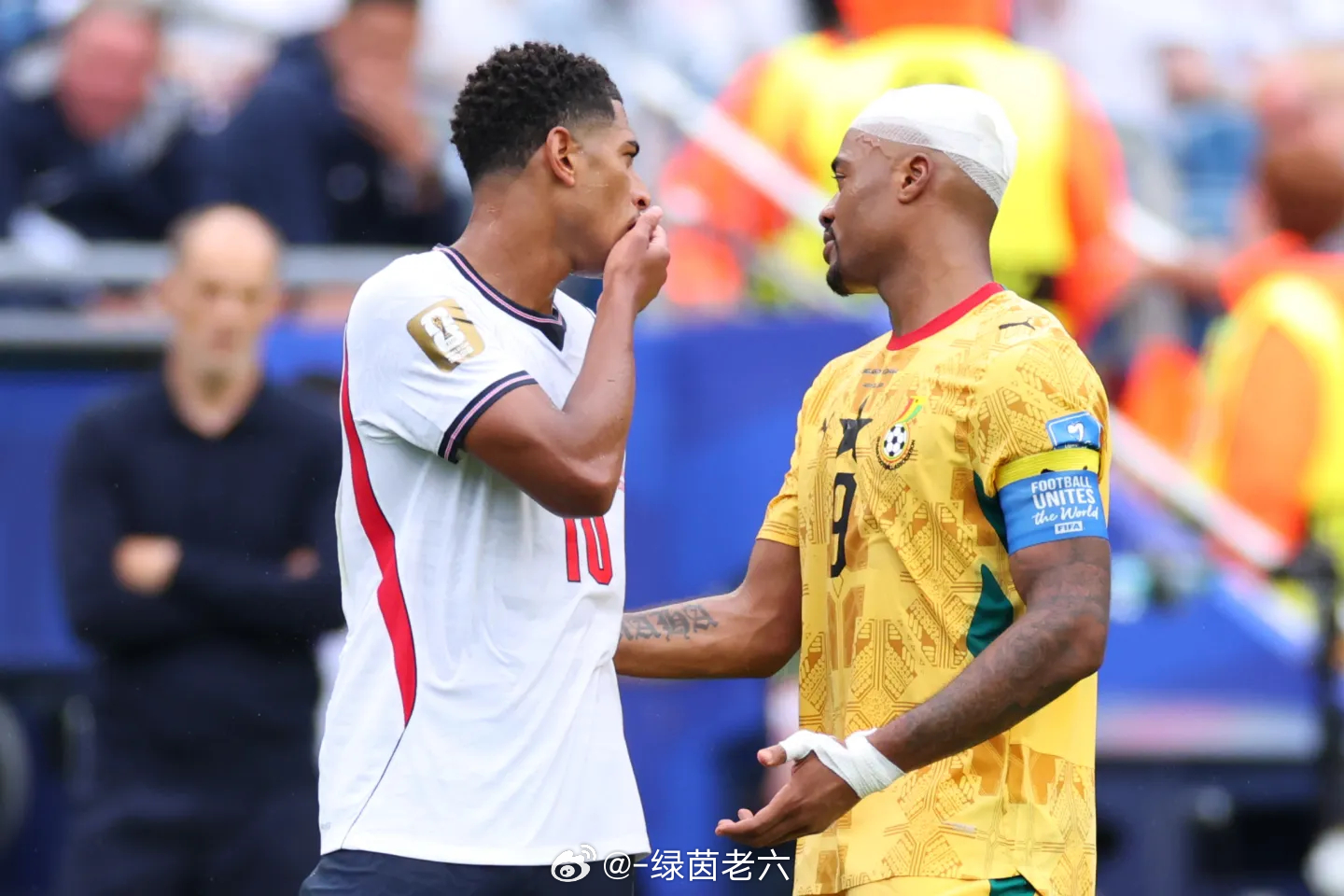 6月24日讯 据英国媒体talksport报道，贝林厄姆在英格兰战平加纳的比赛中