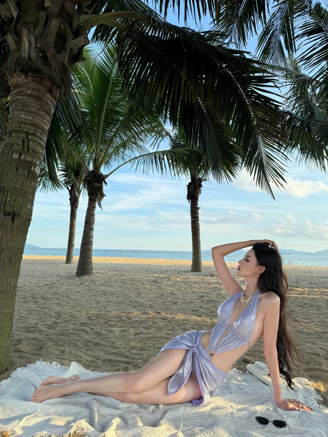 爱沙滩 大海和温暖的空气