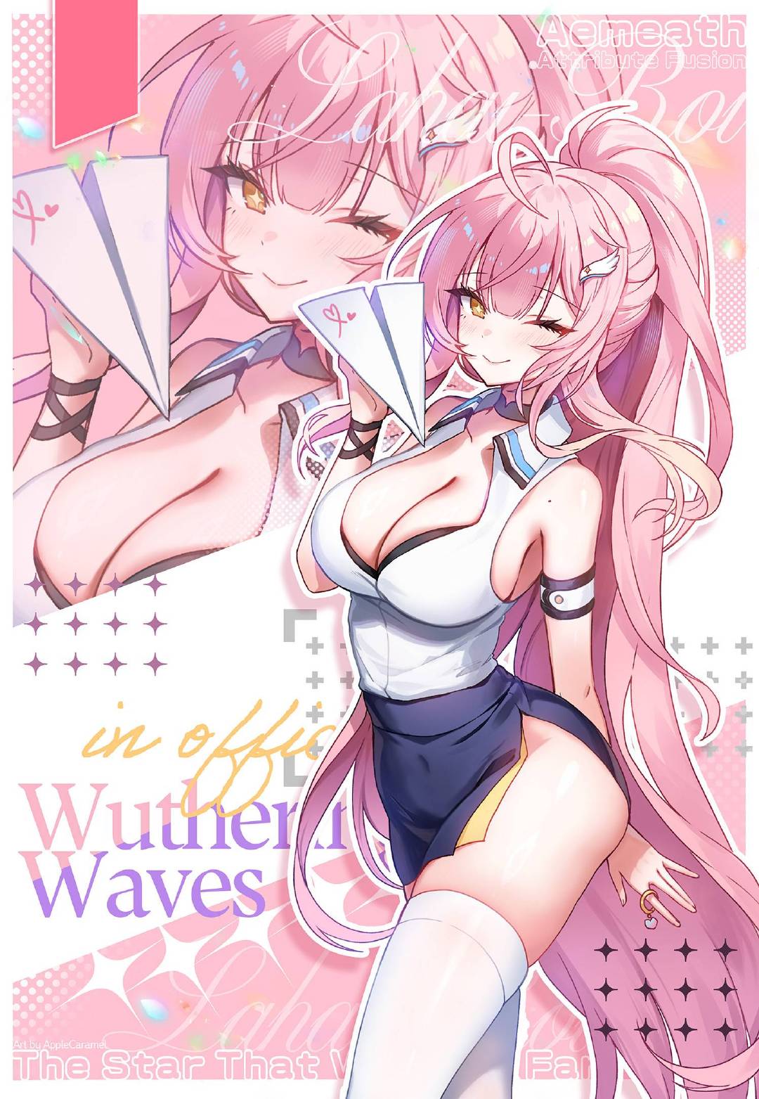 爱弥斯——鸣潮——画师: AppleCaramel，网页链接