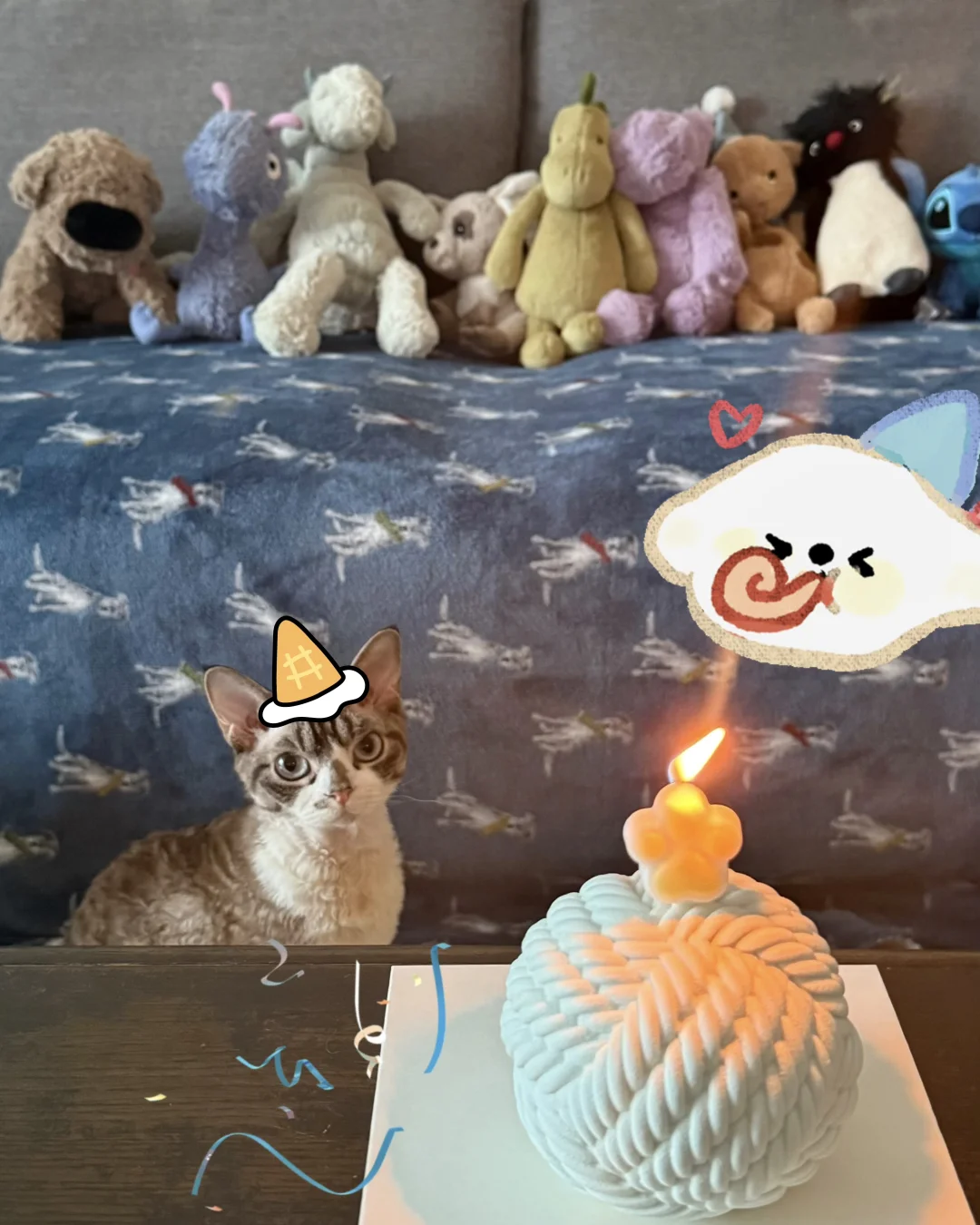 快给蛋糕说生日快乐！四岁噜！