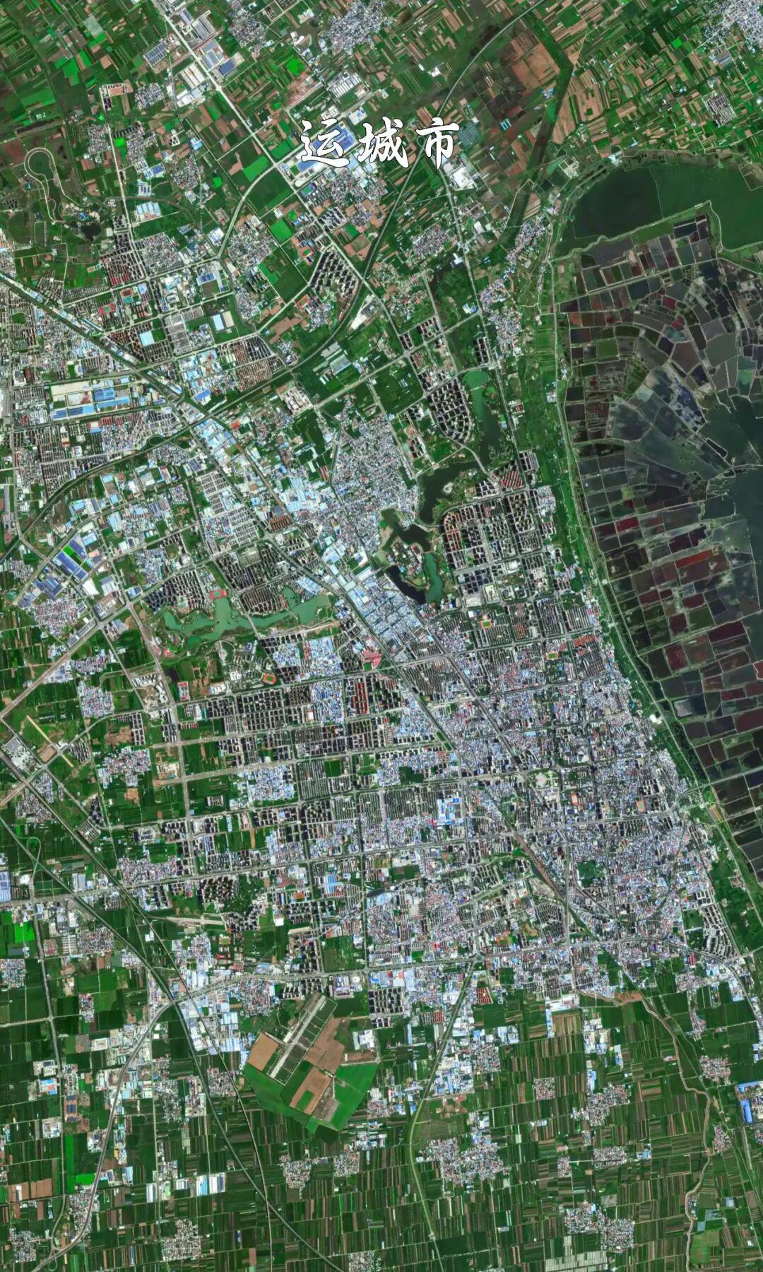 山西省运城市高清卫星图