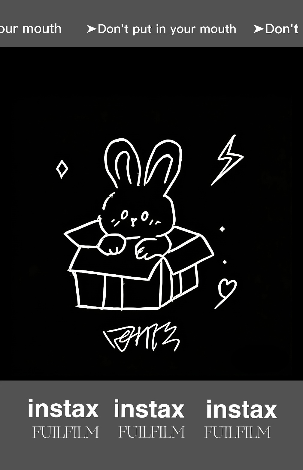 一些手写体画的小兔子也太太太太太太太萌了！