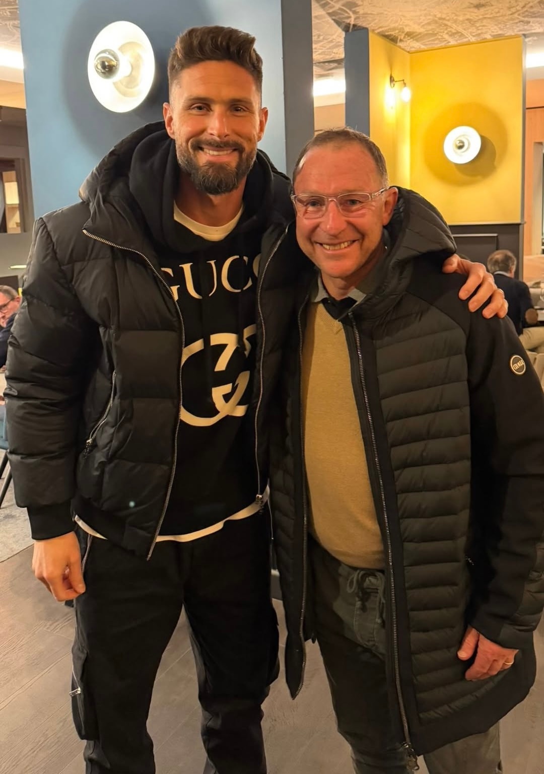 【📸】 ❤️🖤吉鲁🇫🇷 & 帕潘🇫🇷.🙌🤩sempremilan