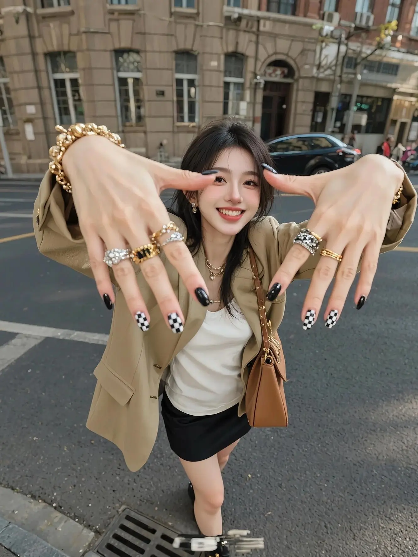 给我做的美甲💅🏻好看吗😍