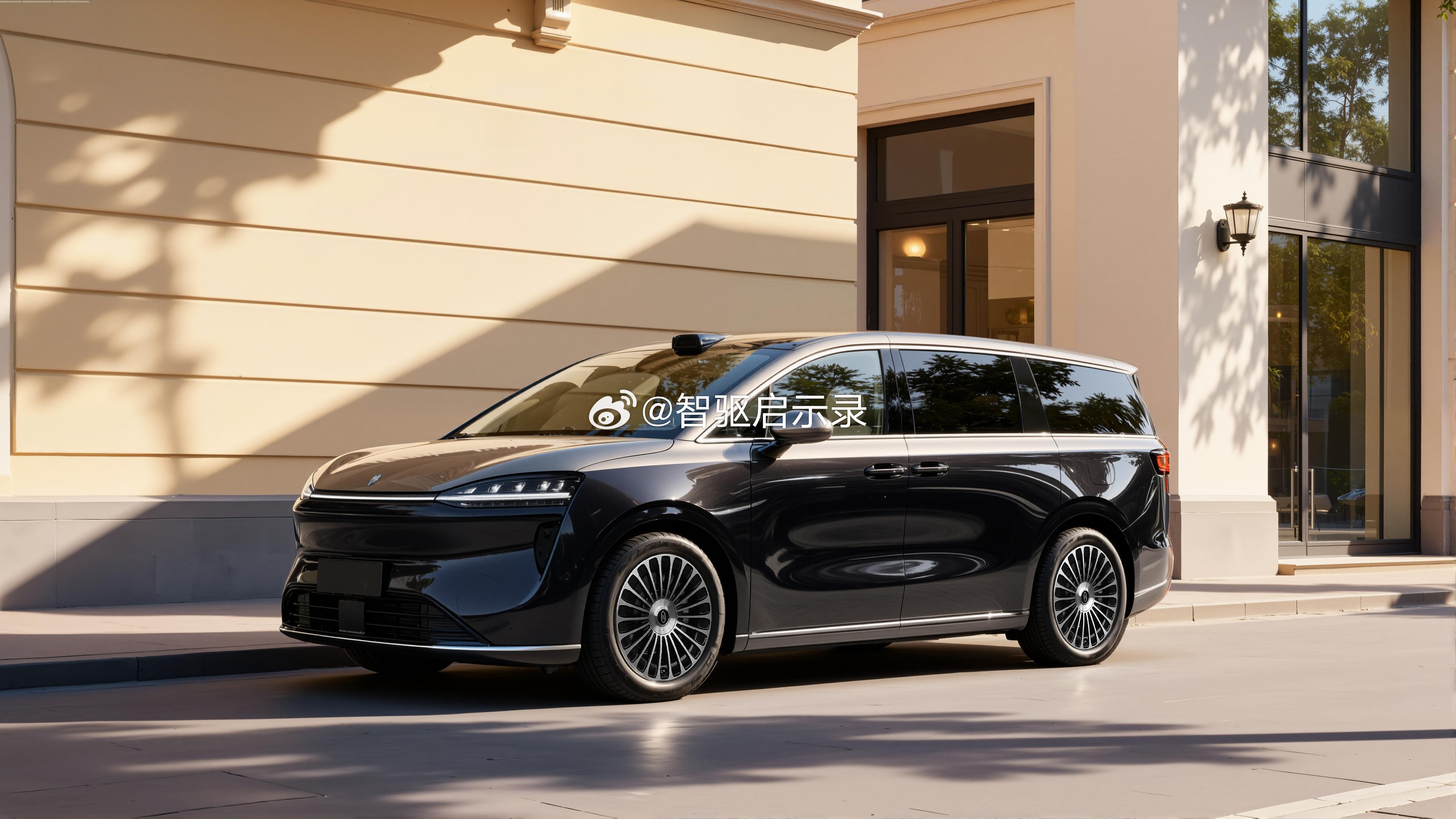 近日，鸿蒙智行首款MPV智界V9实车曝光。据了解，作为鸿蒙智行首款MPV，智界V