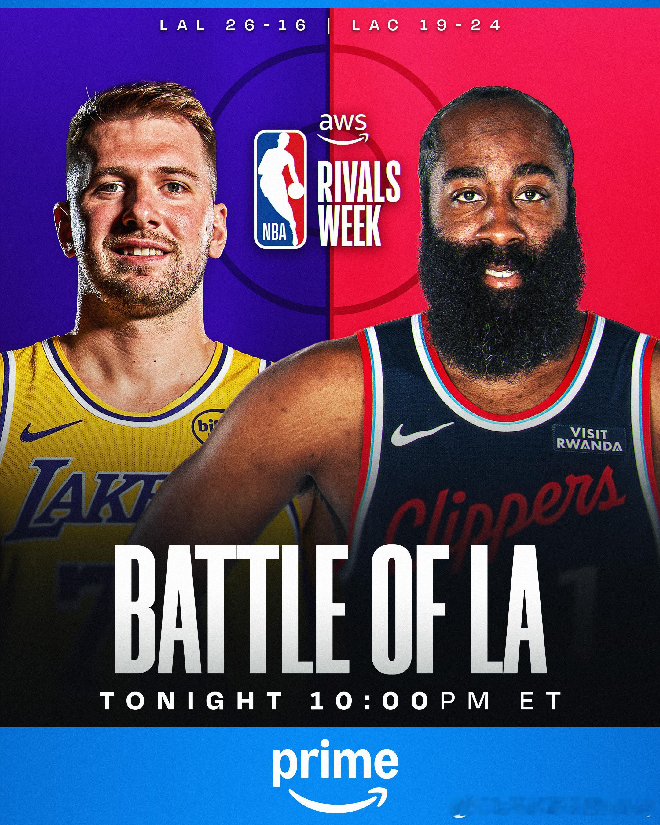 湖人vs快船 原声看球：网页链接备用：网页链接