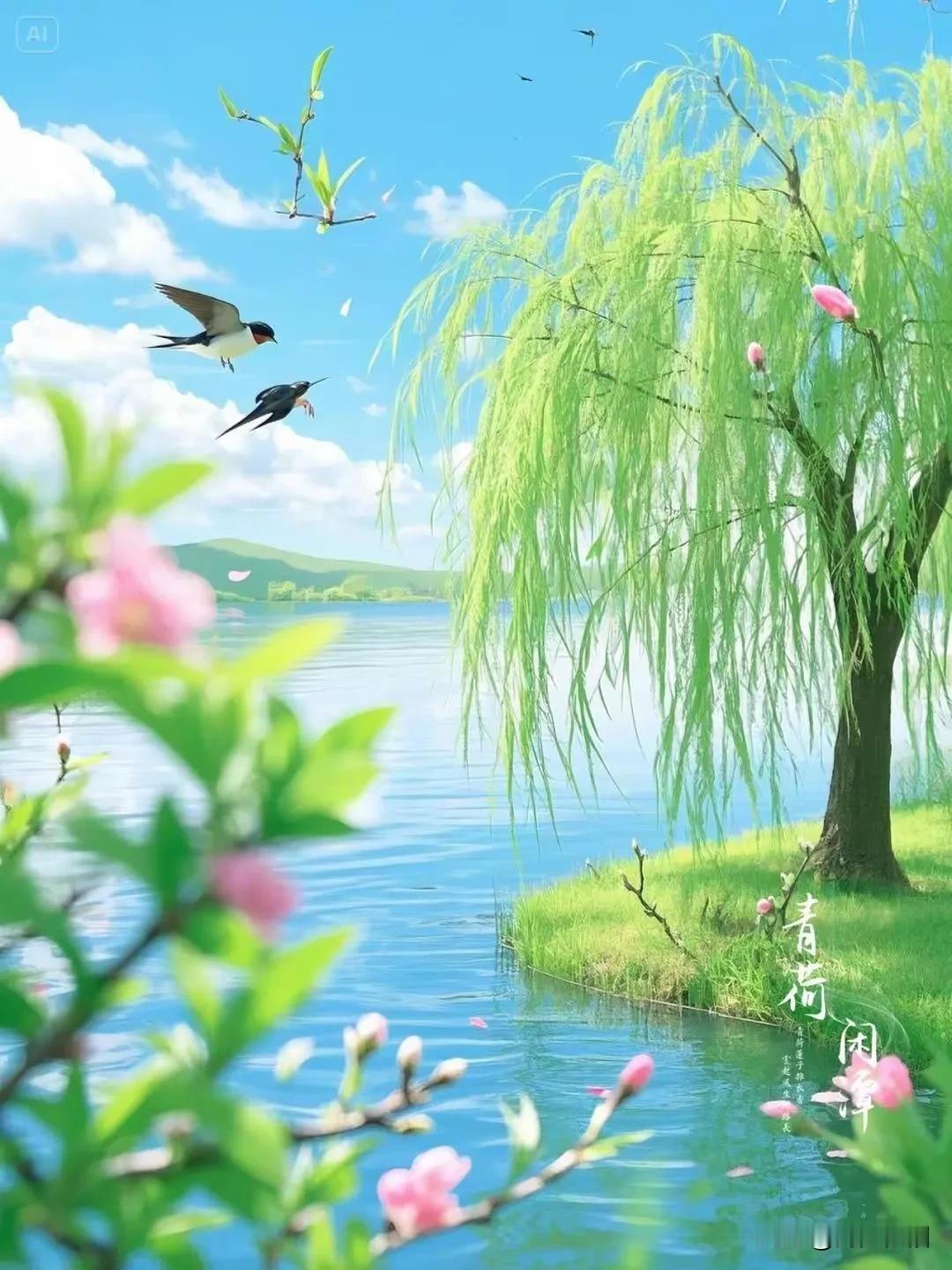 《鹧鸪天·微信寄安康》
 
一路欢歌笑意盈，
同行相伴总怡情。
朝夕相聚微屏里，