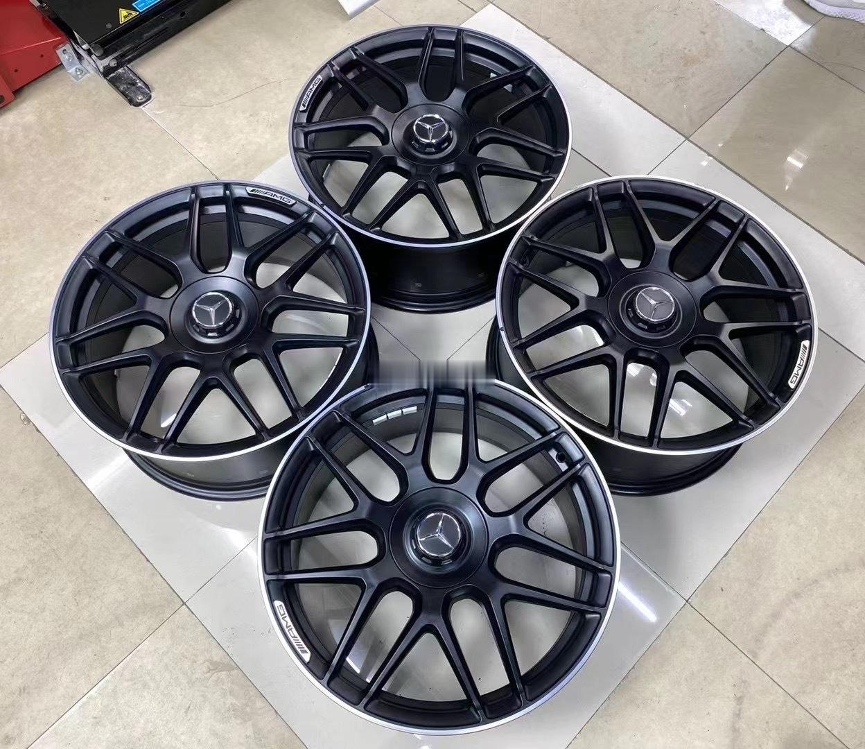 19寸A45s AMG 奔驰进口原厂正品锻造拆车，原漆，奔驰A级 B级 C级 C