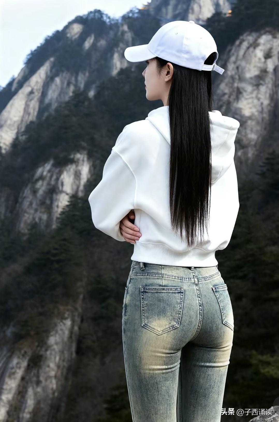 天人合一，画中有人、人在画中，这摄影师的水平也太牛了吧！