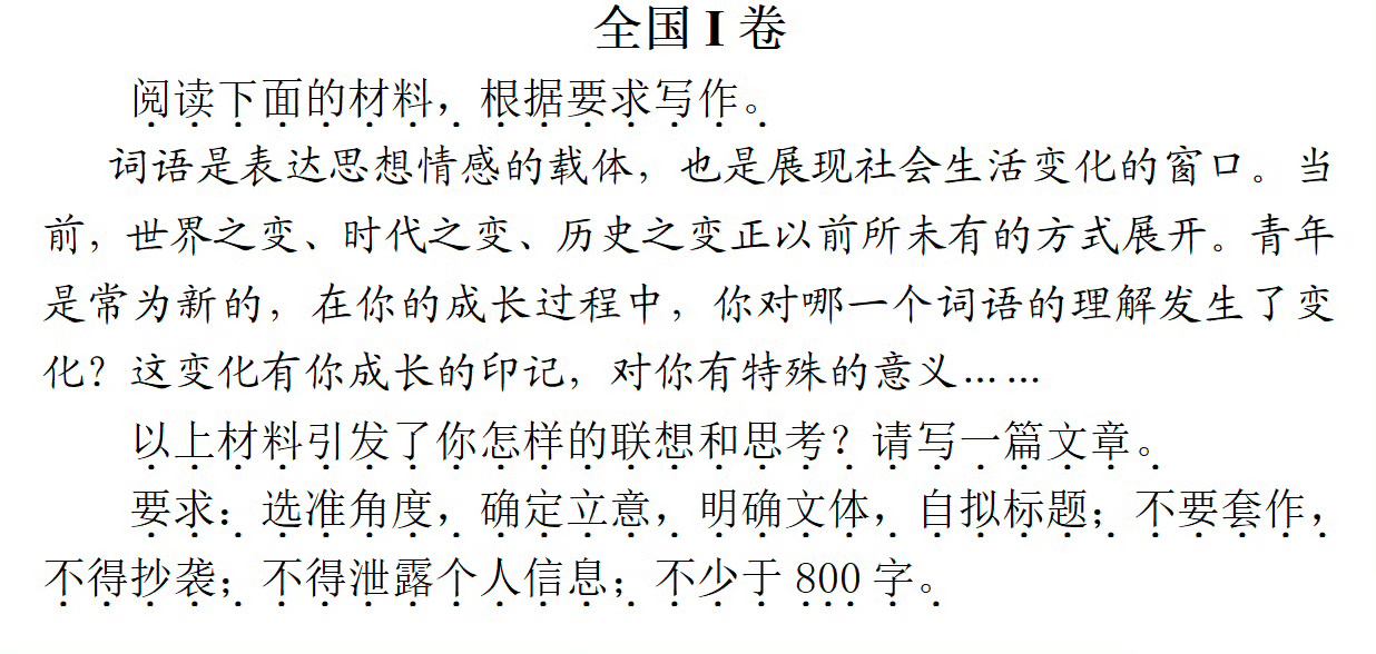 2026高考作文题来了 一觉醒来各位考生已经大战一场了，每年的高考作文都挺难的，