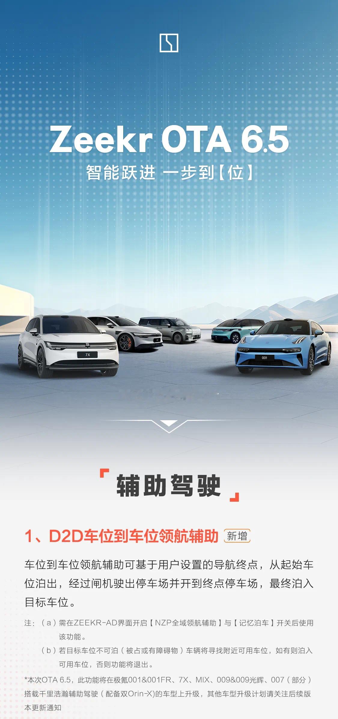 极氪OTA6.5重磅升级 终于等到你[笑而不语][笑而不语][笑而不语]1️⃣辅
