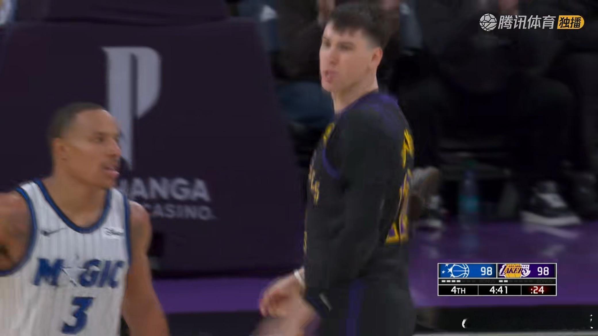 拉拉维亚三分，来的及时啊！魔术vs湖人