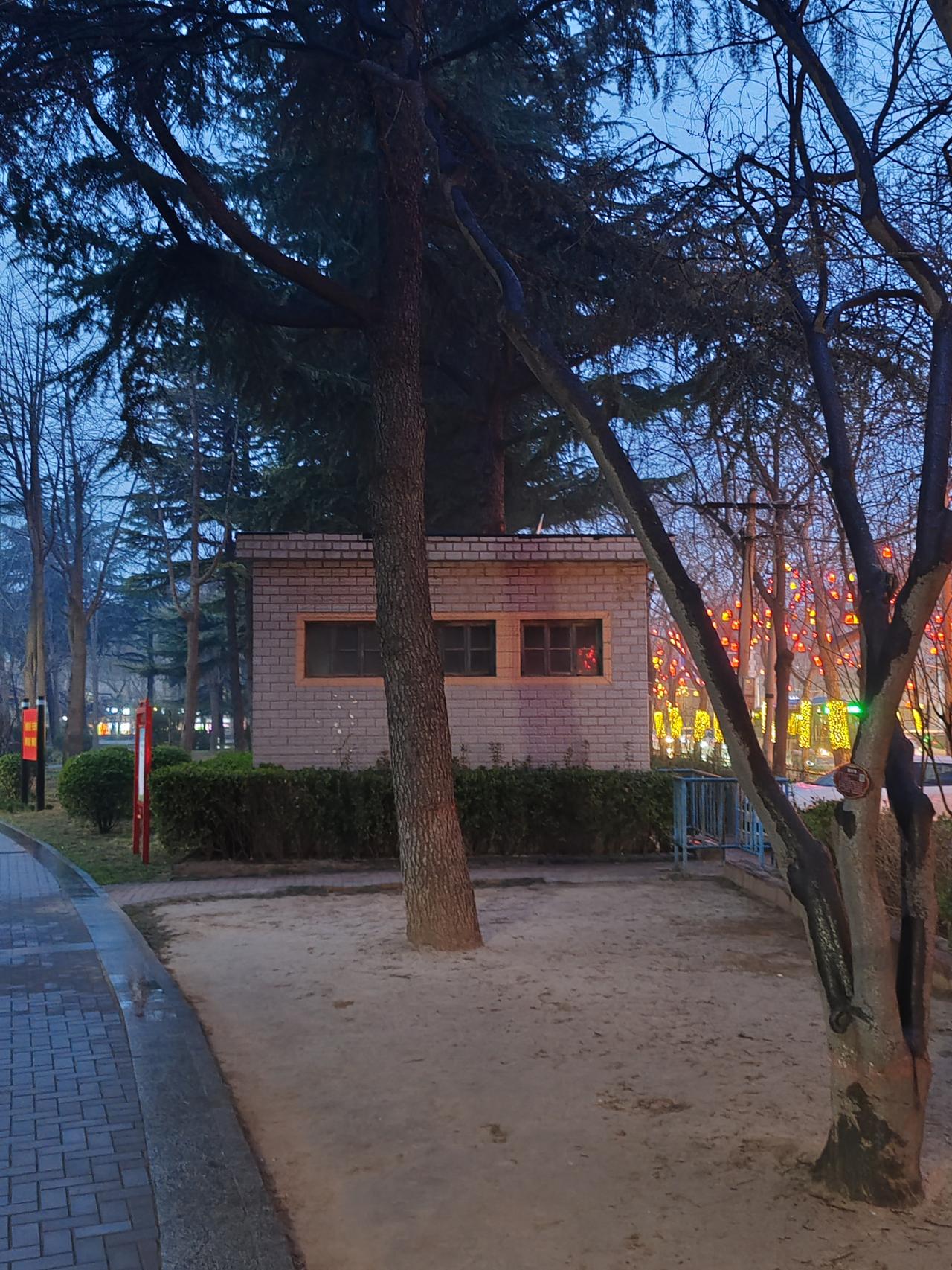 雨落花径湿，松遮树下干。连翘黄黄立，玉兰花向天。草遇水更绿，梅润香难传。远山含淡