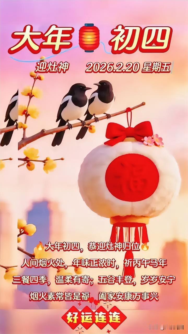 大年初四迎灶神，祈愿平安好运绵灶神吉日 小年灶神节 年味灶神 灶神灶前