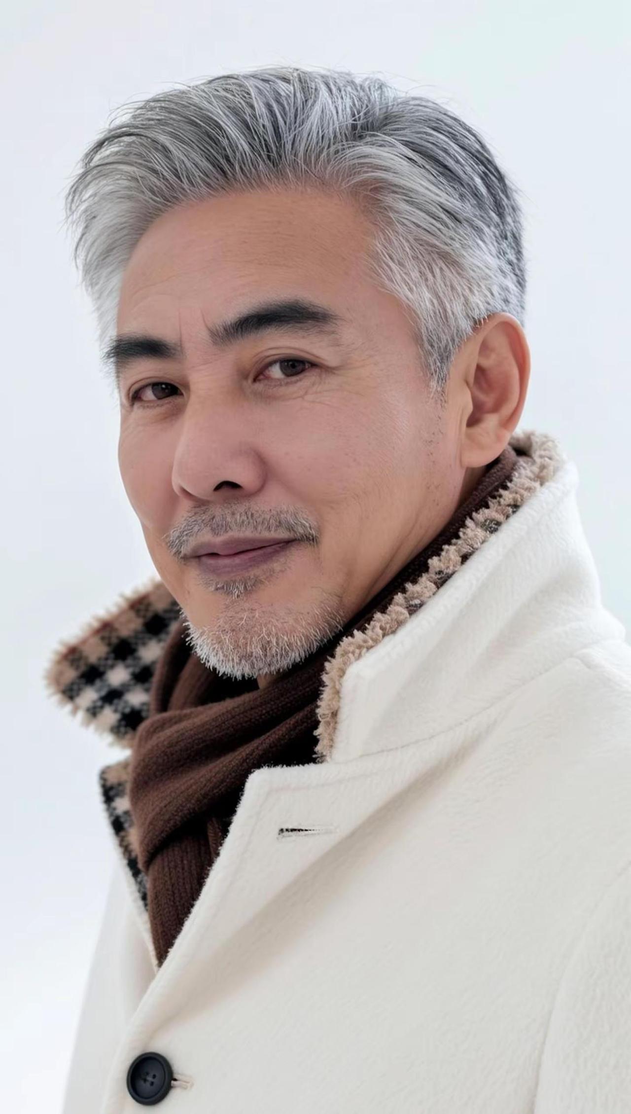 AI冬日绅士照 ai创作