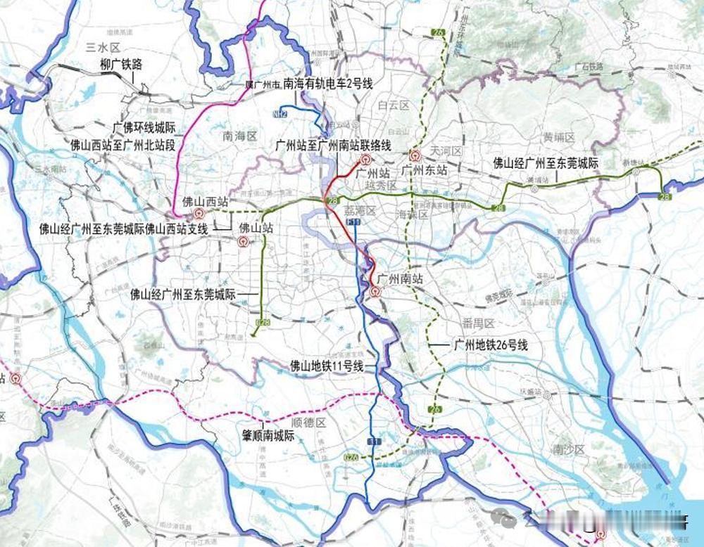 26号线沙湾顺德段剧情反转，四期有戏？
近日广佛同城十五五规划公布，在仅有的两条