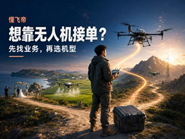 想靠无人机接单，应该买什么机型？