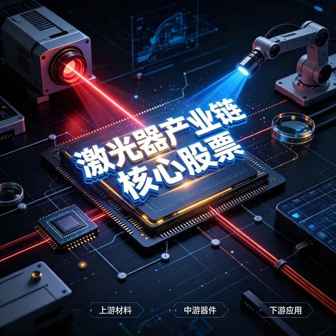 光器产业链核心股票一、上游：激光芯片与核心器件长光华芯688048高功率半导体激