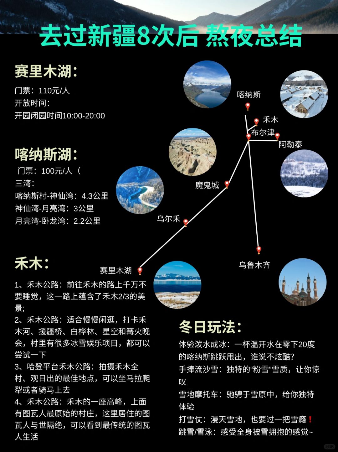 新疆旅游，去了8️⃣次后，熬夜总结❤️