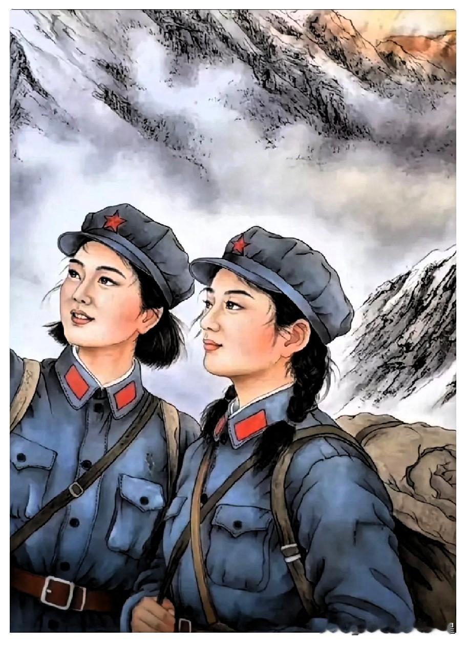 一位没啥名气的农民工兄弟，画了一幅红军战士的画。
 
平常干的是体力活，手上满是