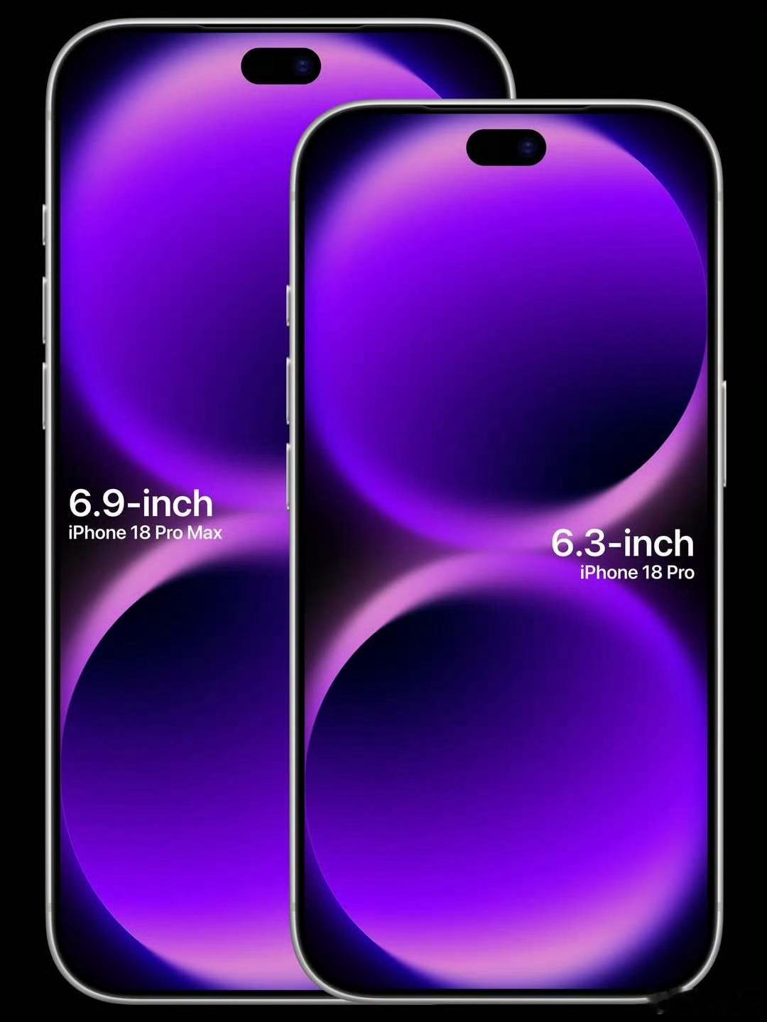 曝iPhone18Pro灵动岛缩小约25%最新iPhone 18 Pro、iPh