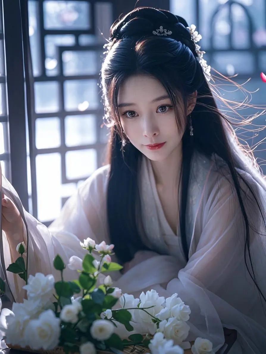 如画卷轴写真