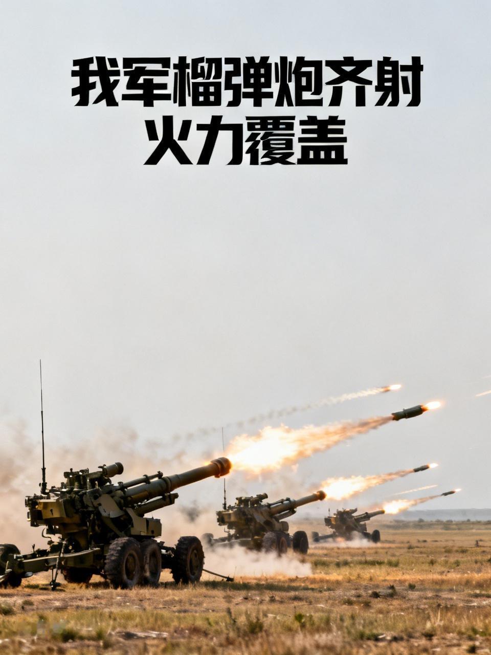 我军榴弹炮齐射现场！这火力看着就踏实！
什么叫“火力覆盖”？看完这个视频你就懂了