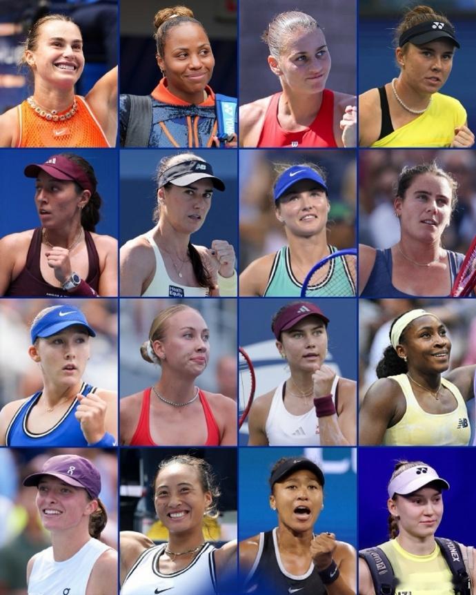 美网2026 女单16强出炉上半区：(1)萨巴伦卡VS 汤森德(11)科斯秋克 