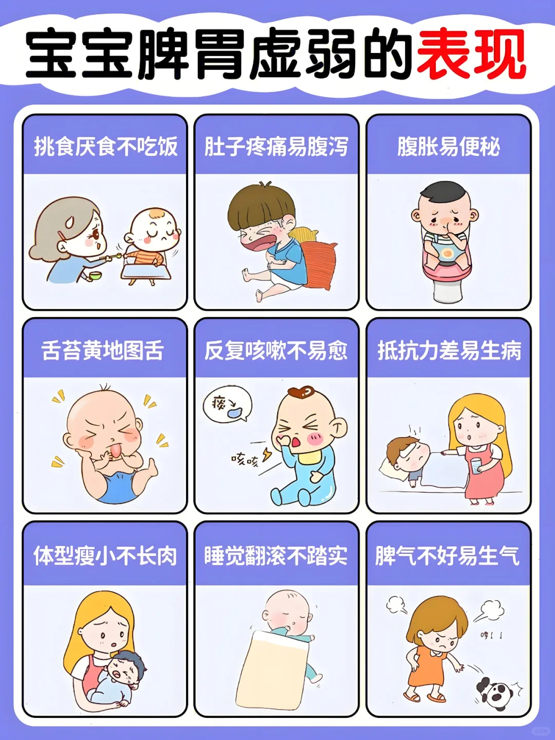 宝宝脾胃虚弱，如何调理
