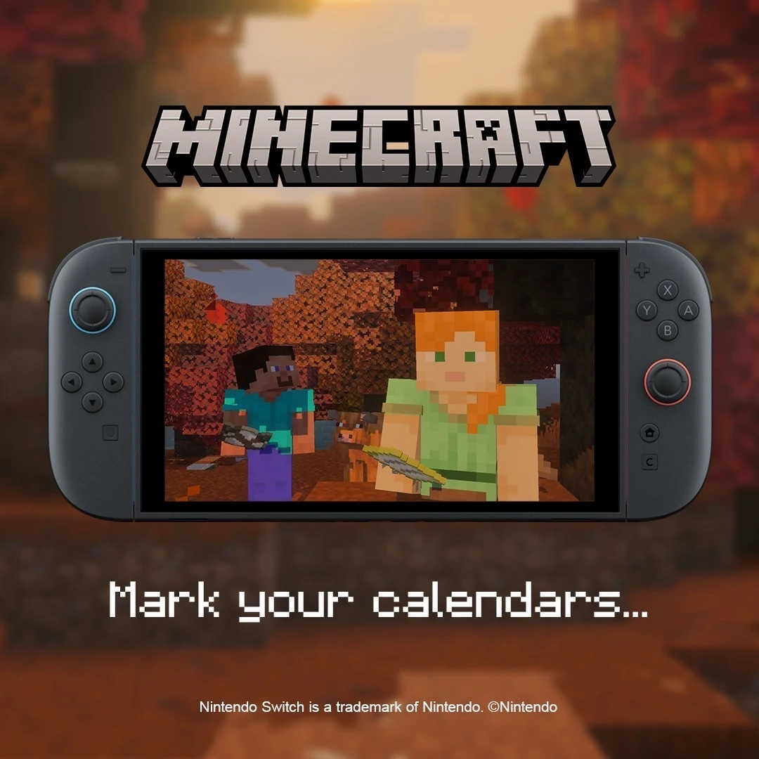 【我的世界】确认将于10月27日登陆Switch2！！