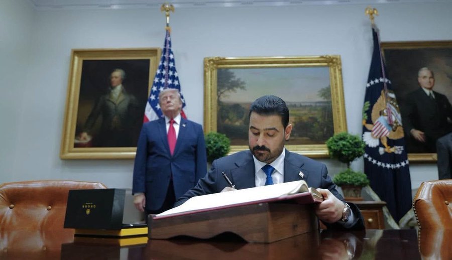🇮🇶 伊拉克总理阿里·扎伊迪结束对美国的访问：感谢特朗普总统政府和友好的美国