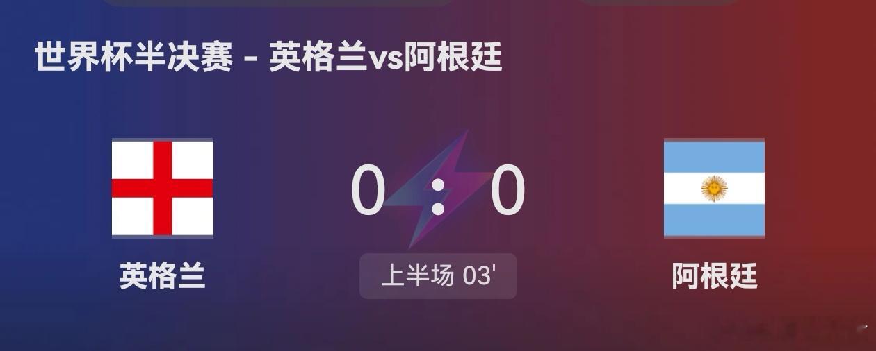 这球儿火药味儿很浓啊，开场两分钟就差点儿打起来！英格兰前场逼抢很凶，看准了阿根廷