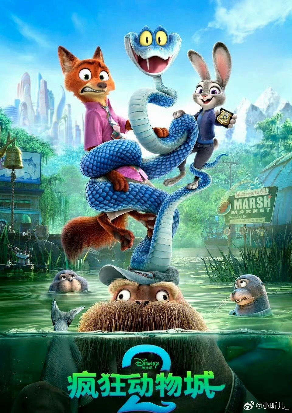 疯狂动物城2预约人数近千万还记得朱迪和尼克的精彩冒险吗？如今续作来袭，千万观众翘