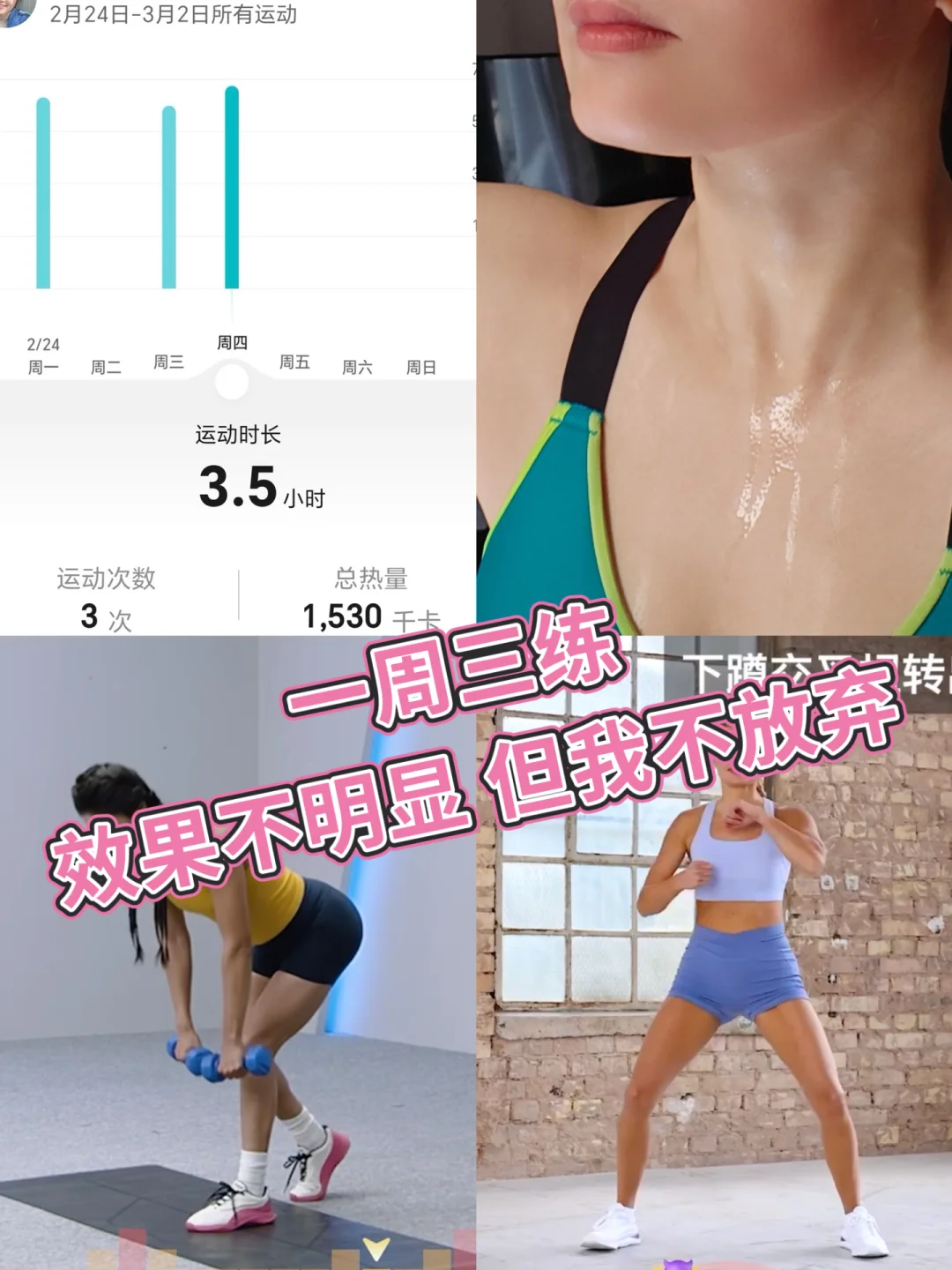 💪一周三练|效果慢 但我不放弃|D15-17