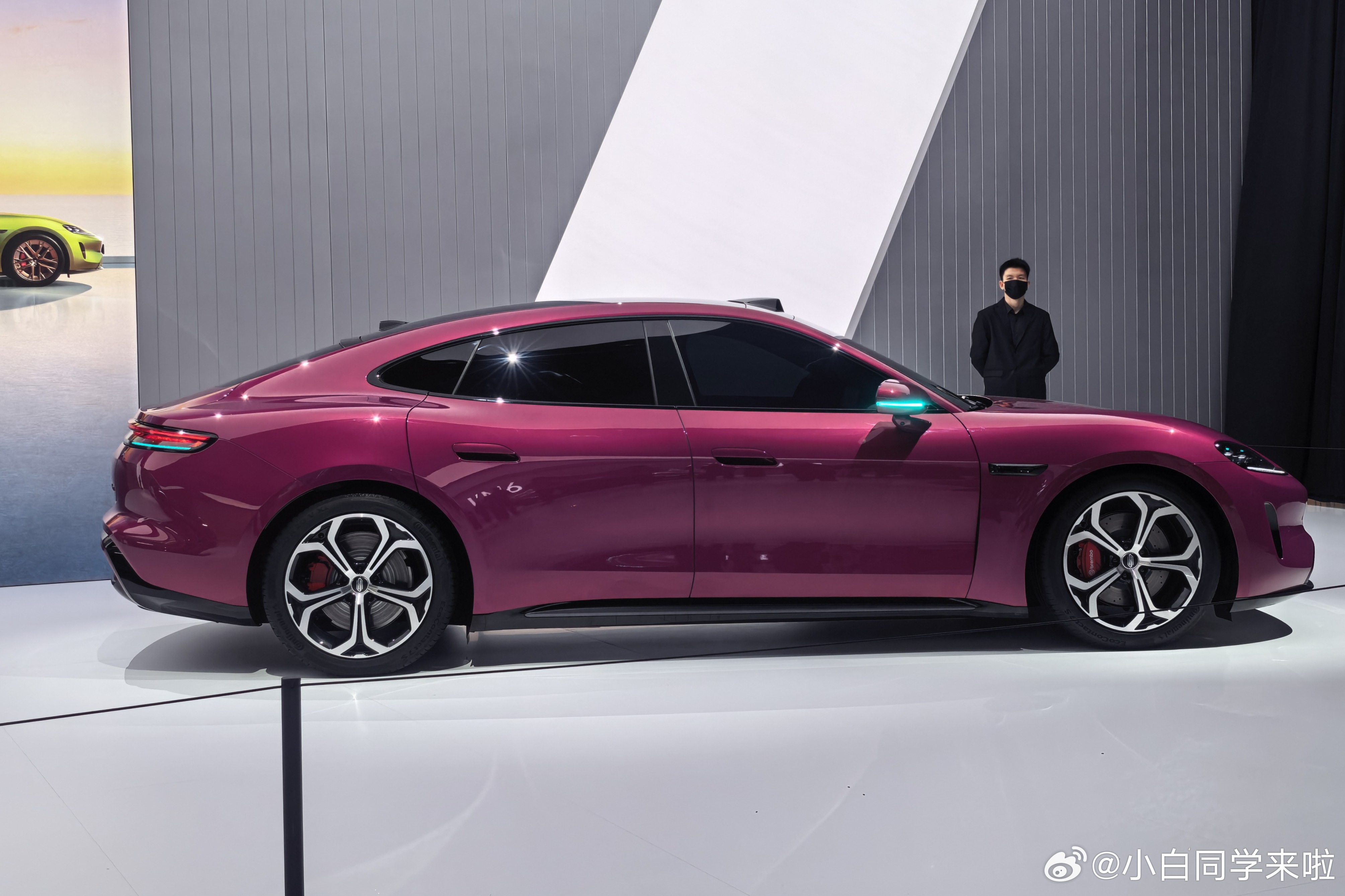 昨天探馆拍摄的尚界Z7/Z7T 竟然忘发，这造型确实很讨喜。尚界z7新能源汽车