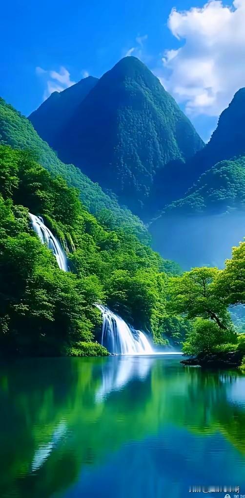 大山深处自然美山清水秀好风光分享