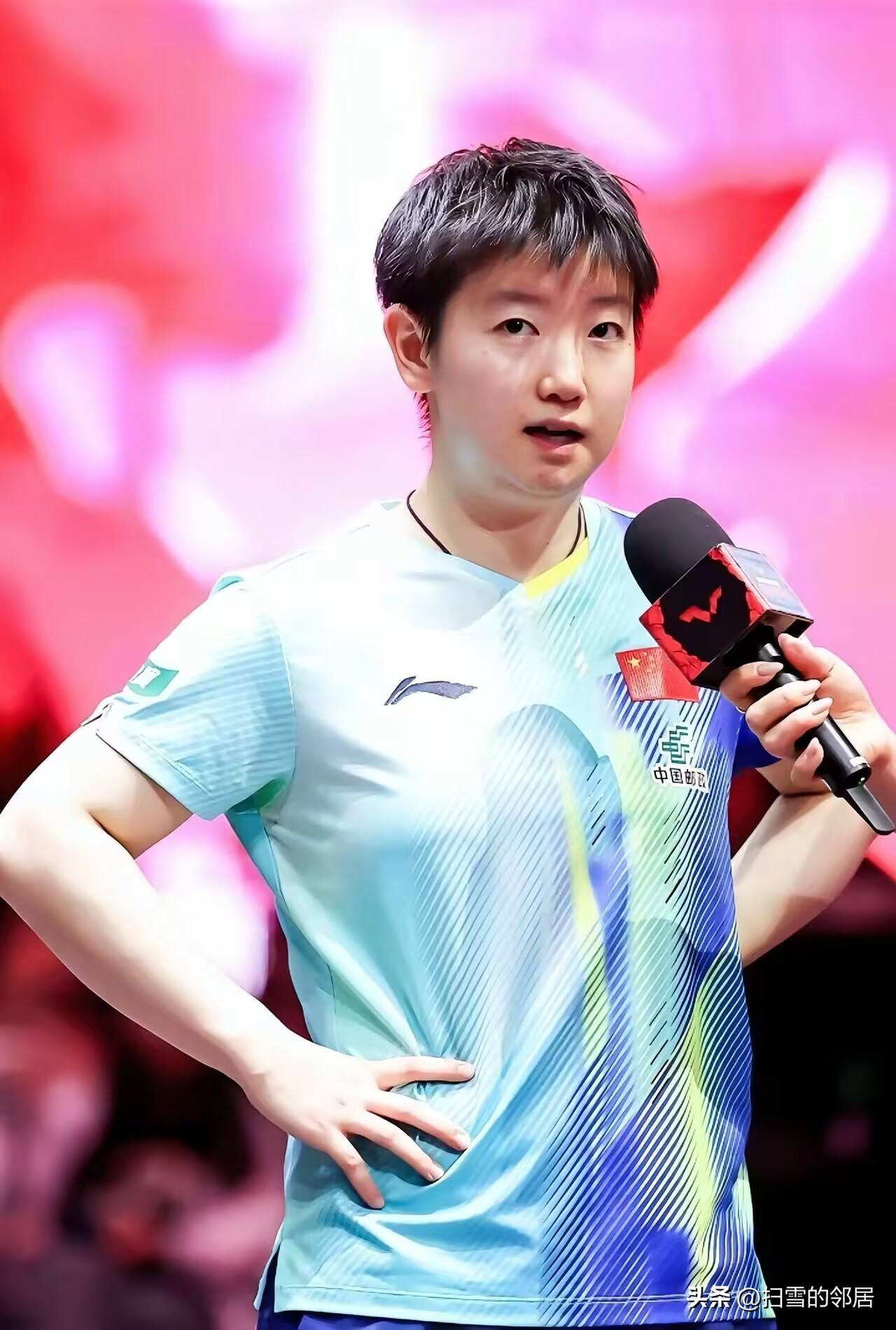 有没发现，孙颖莎今晚虽然夺冠了，但是更让人佩服的是赛后采访！全程体面到挑不出一点