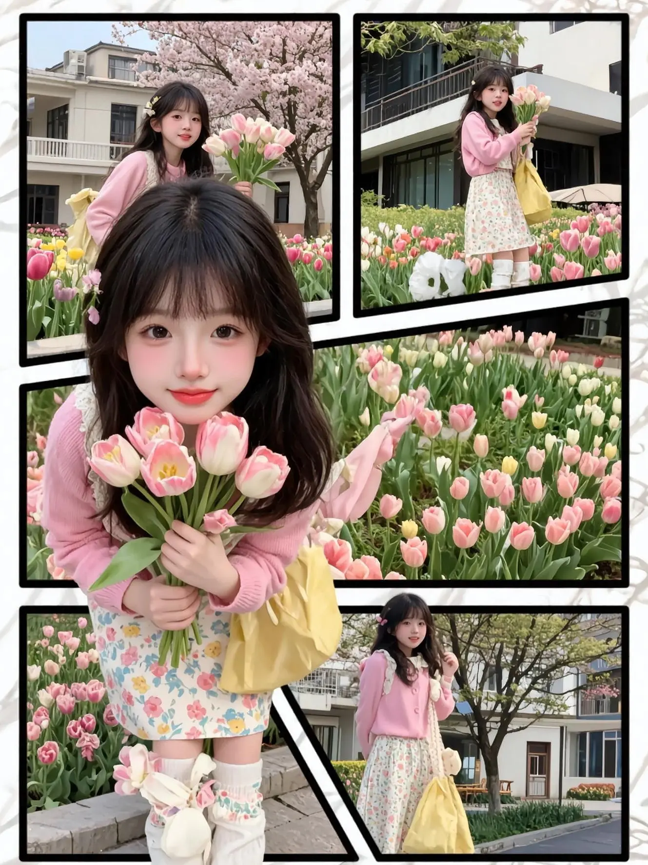 春日花漾写真 ai创作 AI创作  全新AI写真想跪下来求自己别玩写真了