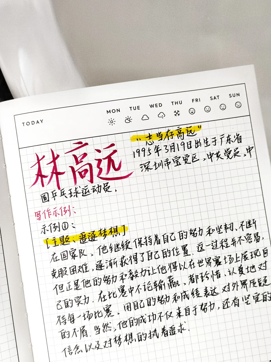 🔥一波作文素材来袭！林高远｜志当存高远