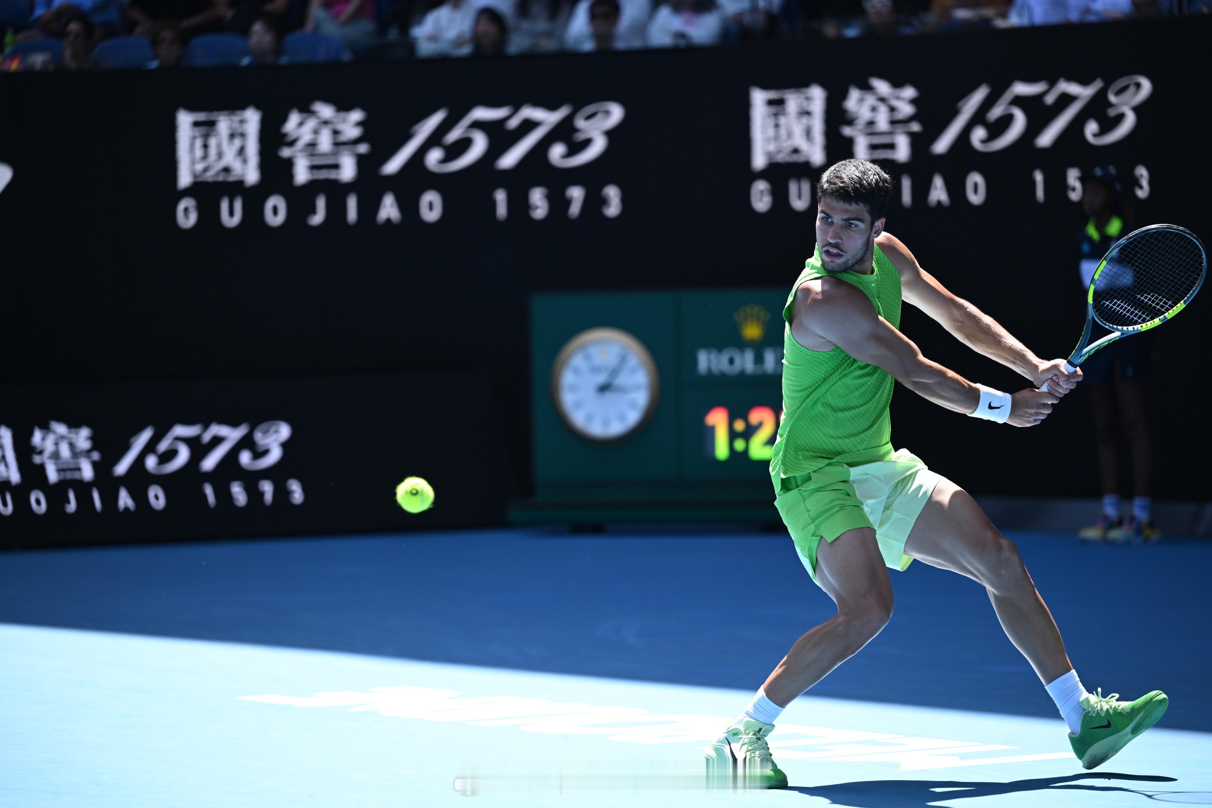 劳力士与网球 胜利会回答一切✋🏻澳网2026 男单第四轮，劳力士代言人、世界第