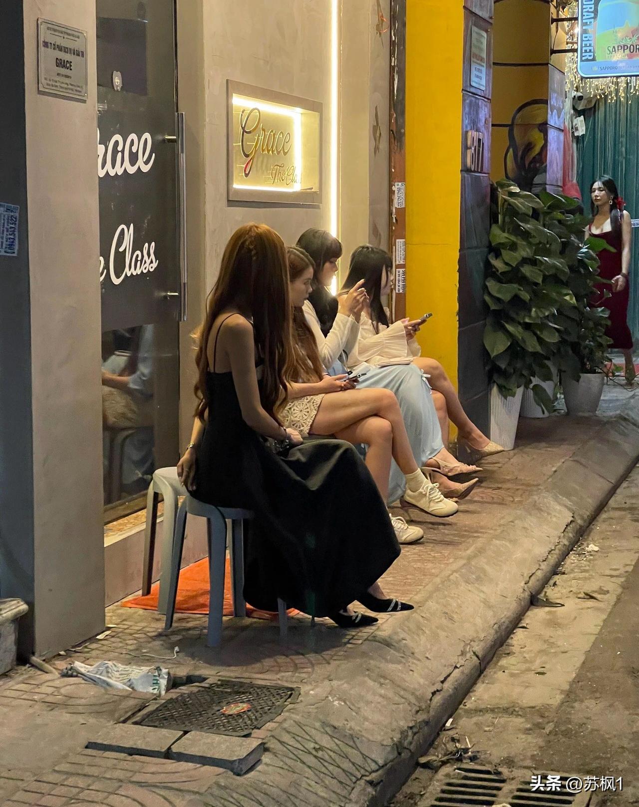 越南胡志明市市中心夜景