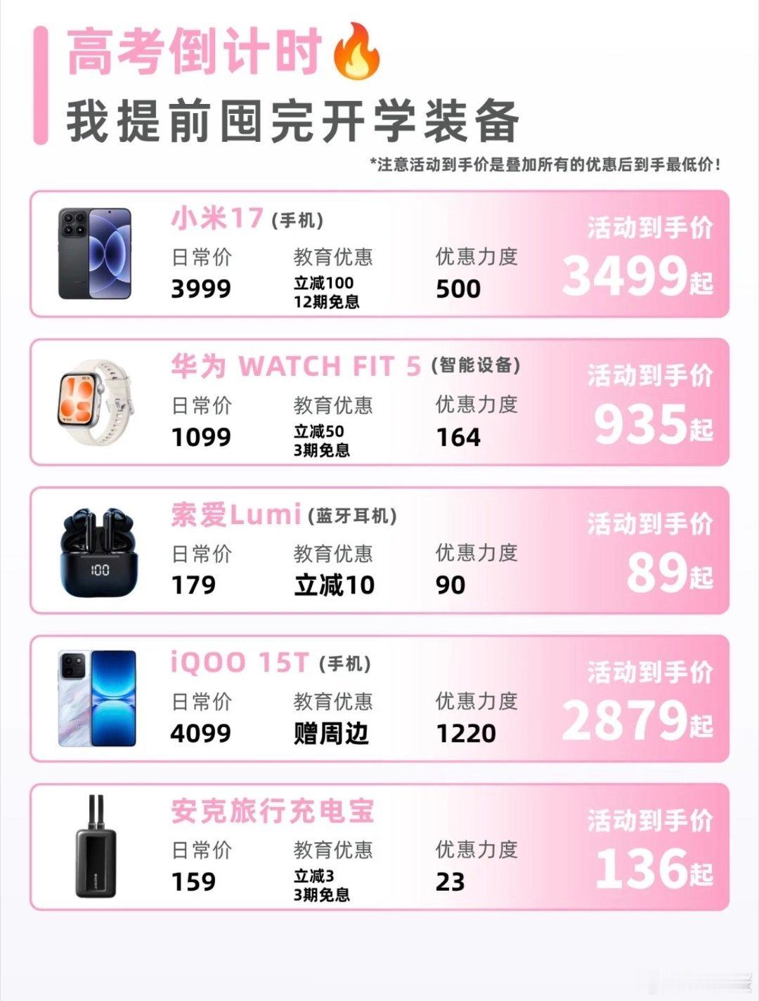 上淘宝数码教育优惠至高立减3500 高考收官，奔赴崭新人生旅程！祝愿所有考生金榜